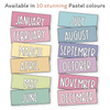 Flip Calendar - Spotty Pastel Classroom Decor - Miss Jacobs Little Learners