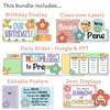 Flower Theme Classroom Essentials Decor Pack - Miss Jacobs Little Learners