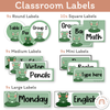 Frog Theme Classroom Essentials Decor Pack - Miss Jacobs Little Learners