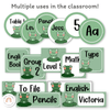 Frog Theme Classroom Essentials Decor Pack - Miss Jacobs Little Learners