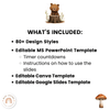 Google Morning Slides & PowerPoint Templates - Woodland Theme - Miss Jacobs Little Learners