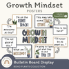 Growth Mindset Posters - Boho Plants Classroom Decor - Miss Jacobs Little Learners