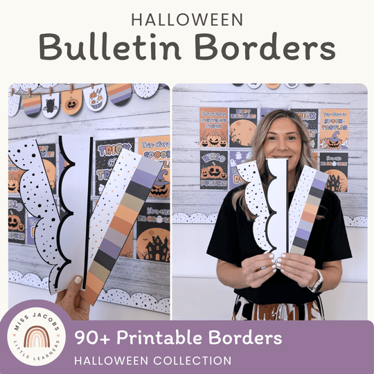 Halloween Bulletin Board Borders