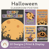 Halloween Classroom Posters - Miss Jacobs Little Learners