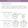 Halloween Ghost Door Decor & Bulletin Board Display - Miss Jacobs Little Learners