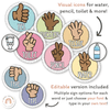 Hand Signals Posters - Spotty Pastel Classroom Decor - Miss Jacobs Little Learners