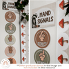 Hand Signals Posters - Woodland Theme Classroom Decor - Miss Jacobs Little Learners