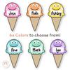 Ice Cream Door Display Classroom Decor - Miss Jacobs Little Learners