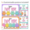 Ice Cream Door Display Classroom Decor - Miss Jacobs Little Learners