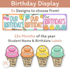 Ice Cream Theme Classroom Essentials Decor Pack - Miss Jacobs Little Learners