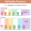 Ice Cream Theme Classroom Essentials Decor Pack - Miss Jacobs Little Learners