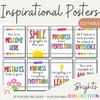 Inspirational Classroom Posters - Spotty Bright Classroom Decor - Miss Jacobs Little Learners