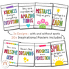 Inspirational Classroom Posters - Spotty Bright Classroom Decor - Miss Jacobs Little Learners