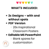 Inspirational Classroom Posters - Spotty Bright Classroom Decor - Miss Jacobs Little Learners