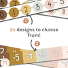 Large Classroom Number Line Display with Negatives | Daisy Gingham Neutrals Math Classroom Decor - Miss Jacobs Little Learners