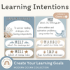 Learning Intention and Success Criteria Display - Modern Ocean - Miss Jacobs Little Learners