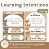 Learning Intentions and Success Criteria Display - Woodland Decor - Miss Jacobs Little Learners