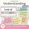 Levels of Understanding Posters - Spotty Pastel Decor - Miss Jacobs Little Learners