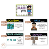 Math Goal Posters - Miss Jacobs Little Learners