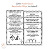 Math Goals - Student Reminder Slips - Miss Jacobs Little Learners