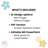 Math Operation Posters - Daisy Gingham Pastels Theme - Miss Jacobs Little Learners