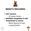 Math Posters Bundle - Woodland Classroom Decor - Miss Jacobs Little Learners