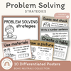 Math Problem Solving Strategies Posters - Boho Neutrals Theme - Miss Jacobs Little Learners