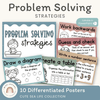 Math Problem Solving Strategies Posters - Cute Sea Life Decor - Miss Jacobs Little Learners