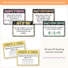 Math Problem Solving Strategies Posters - Cutesy Composition Notebook Math Decor - Miss Jacobs Little Learners