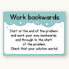 Math Problem Solving Strategies Posters - Dreamy Space Theme - Miss Jacobs Little Learners