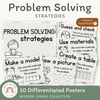 Math Problem Solving Strategies Posters - Modern Jungle Decor - Miss Jacobs Little Learners
