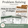 Math Problem Solving Strategies Posters - Modern Jungle Earthy - Miss Jacobs Little Learners