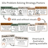 Math Problem Solving Strategies Posters - Modern Jungle Earthy - Miss Jacobs Little Learners
