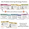 Math Problem Solving Strategies Posters - Pastel Theme - Miss Jacobs Little Learners