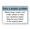 Math Problem Solving Strategies Posters - Pastel Theme - Miss Jacobs Little Learners