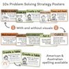 Math Problem Solving Strategies Posters - Woodland Theme - Miss Jacobs Little Learners