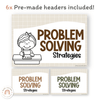 Math Problem Solving Strategies Posters - Woodland Theme - Miss Jacobs Little Learners