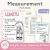 Measurement Posters - Daisy Gingham Pastels Theme - Miss Jacobs Little Learners