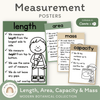 Measurement Posters - Modern Botanical Classroom Decor - Miss Jacobs Little Learners
