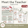 Meet the Teacher Templates - Australiana Classroom Decor - Miss Jacobs Little Learners