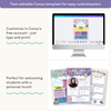 Meet the Teacher Templates - Dreamy Space Classroom Decor - Miss Jacobs Little Learners