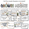 Modern Growth Mindset Display | Boho Plants Calm Classroom Decor | Editable Boho Vintage Retro Decor - Miss Jacobs Little Learners