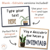 Modern Growth Mindset Display | Boho Plants Calm Classroom Decor | Editable Boho Vintage Retro Decor - Miss Jacobs Little Learners