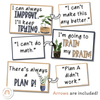 Modern Growth Mindset Display | Boho Plants Calm Classroom Decor | Editable Boho Vintage Retro Decor - Miss Jacobs Little Learners