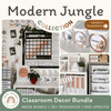 Modern Jungle Classroom Decor Bundle - Miss Jacobs Little Learners