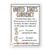 Money Posters - Boho Neutrals Theme Classroom Decor - Miss Jacobs Little Learners