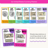 Money Posters - Bright Theme Classroom Decor - Miss Jacobs Little Learners