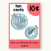 Money Posters - Bright Theme Classroom Decor - Miss Jacobs Little Learners