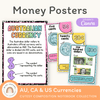 Money Posters - Cutesy Composition Notebook Math Decor - Miss Jacobs Little Learners