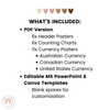 Money Posters - Neutrals Theme Classroom Decor - Miss Jacobs Little Learners